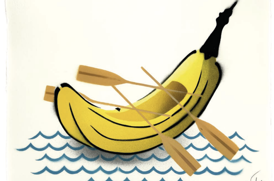 Rowing Banana von Thomas Baumbärtel