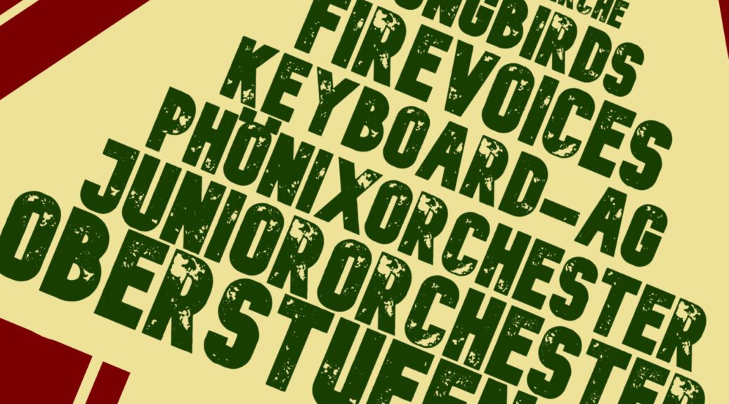 Plakat zum Adventskonzert